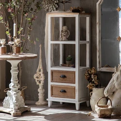 Fashionable Decor Wooden Drawer Cabinet Vintage Furniture  solid wood modern living room cabinet with shelf