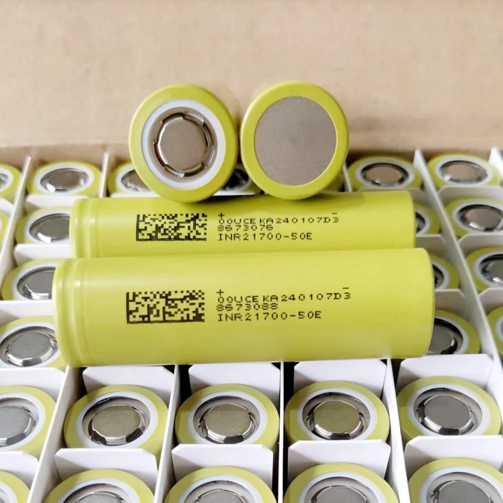 Excellent Quality Lithium Ion Battery a Grade Dmegc 21700-50e 3.7v 21700 5000mah 15a 3c Discharge for Flashlight Battery