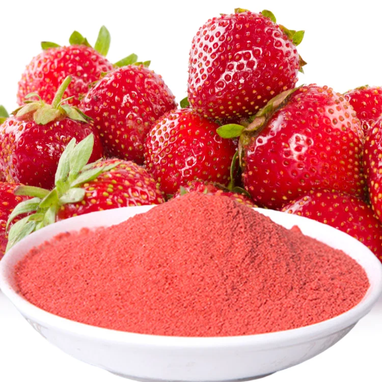 Factory supply  Beauty 100% freeze dried strawberry powder