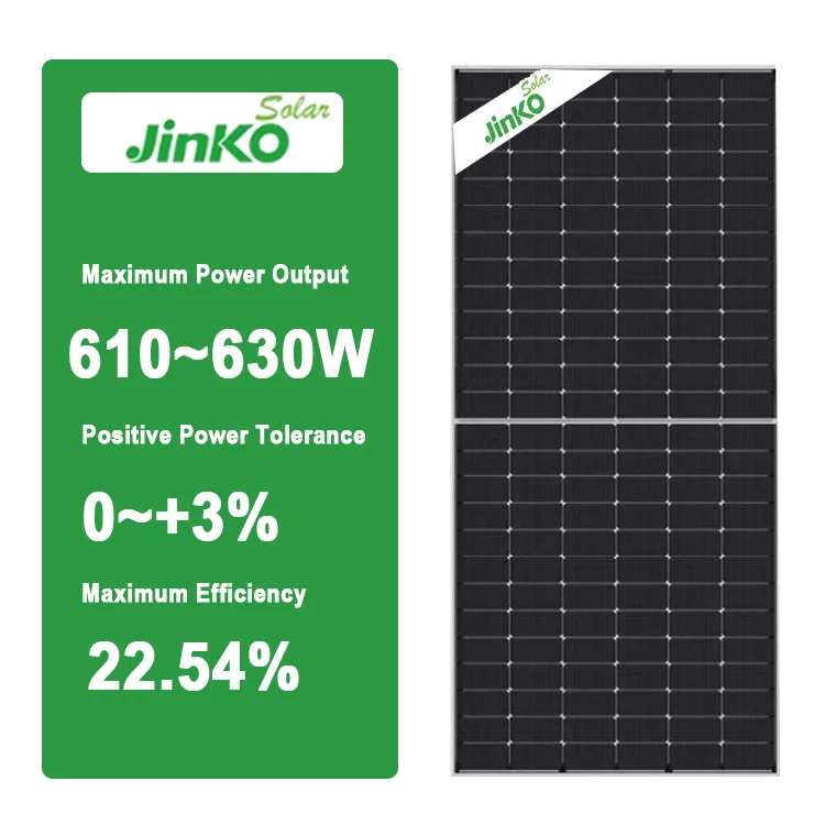 Jinko N type Solar Panels 610W 615W  620W 625W 630W jinko jkm630n-78hl4-v Solar Module