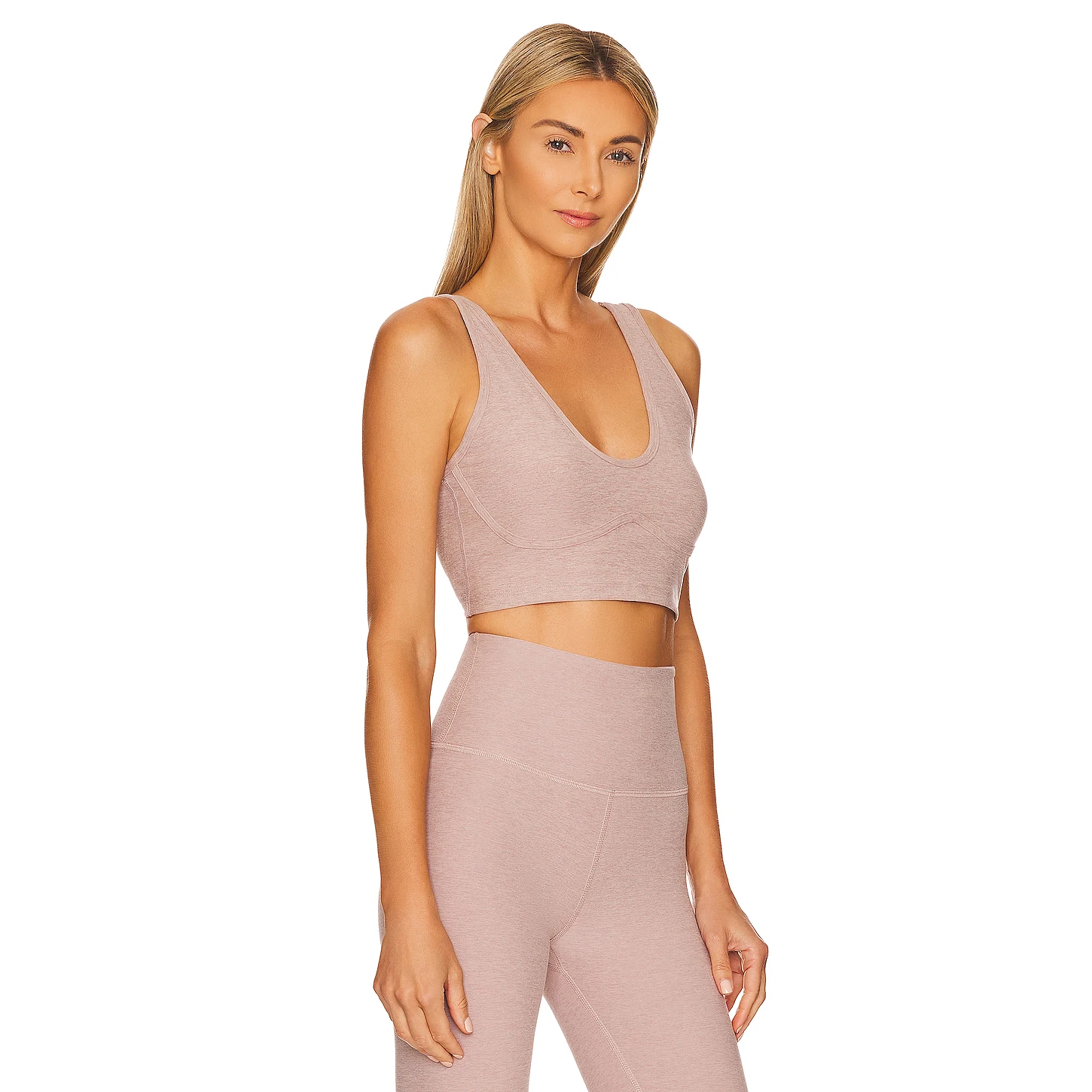 Women High Waist Moisture Stretchy Lightweight Running Legging Bra Set