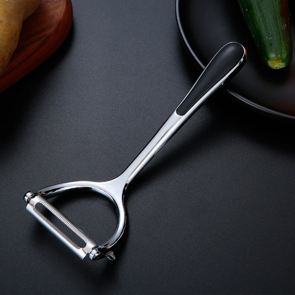 Stainless Steel Vegetable Fruit Peeler Julienne Cutter Slicer Y Peeler with Non-Slip Silicone Handle