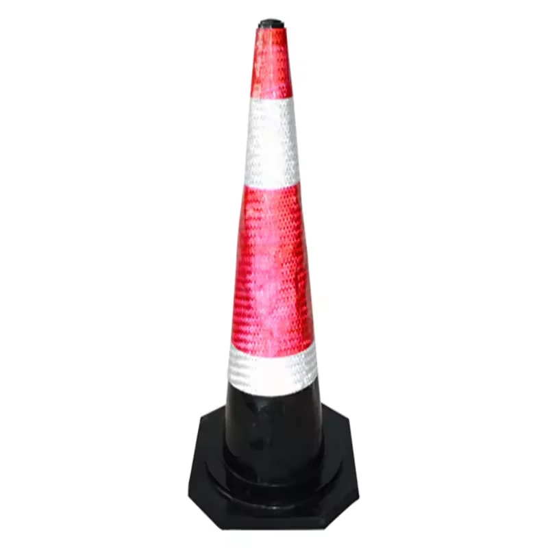 Traffic Cones With Reflective Collars Rubber Construction Manufacture Top Sale Reflective Flexible Traffic Safety Road Cones