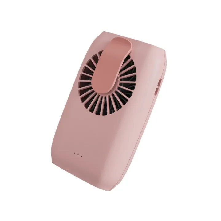 2021 new type hanging waist type fan USB charging portable mini fan hanging neck outdoor fan