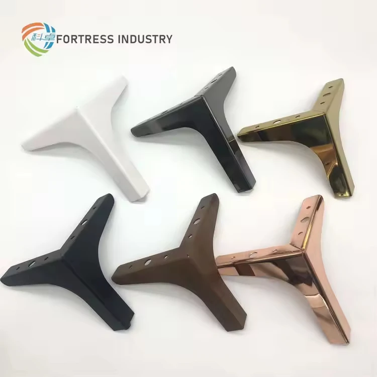 Low Price Sofa Bed Metal Table Legs Golden Chrome Silver Matte Black Iron Fittings Furniture Accessories Hardware Foot