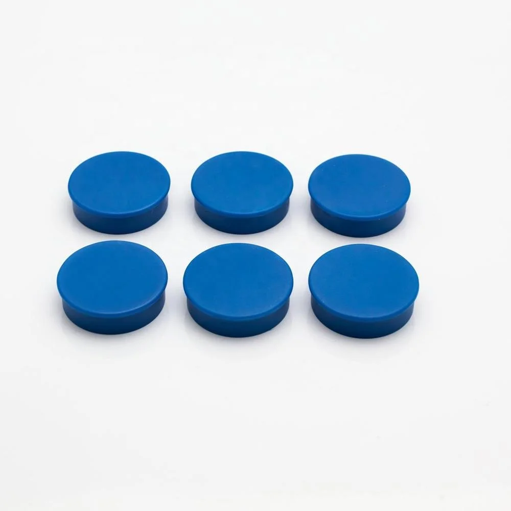 Small Round Colored Magnet Ferrite Magnet Push Pin For Office Blackboard