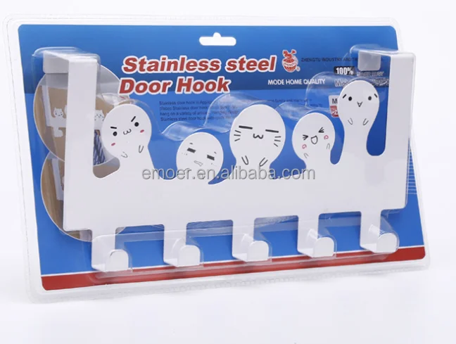 EMOER Metal Door Hook Creative Door Hook For Clothes