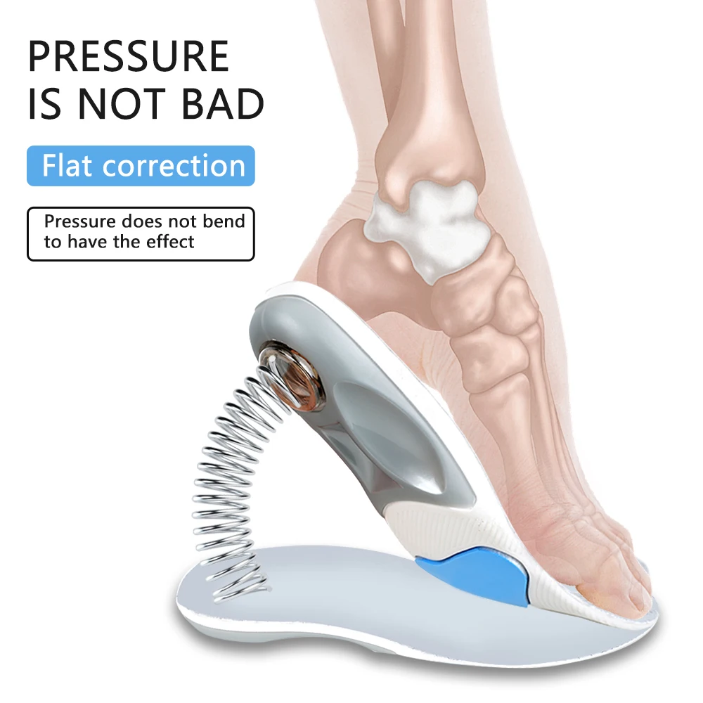 High Quality Breathable Arch Support Shoe Pads Shock Absorbing Poron Cushion Sports Spring Insole