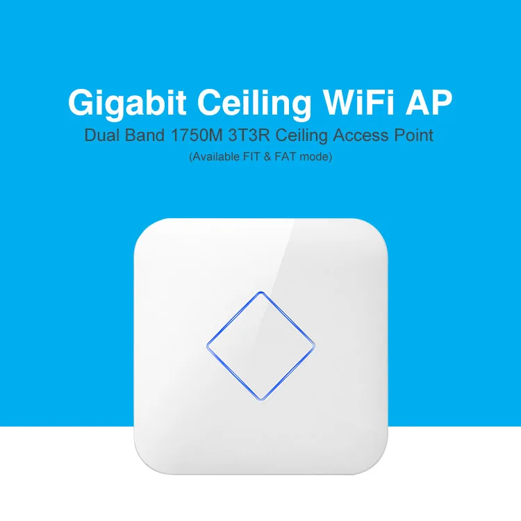 Высокоскоростная Двухдиапазонная точка доступа MIMO 3T3R WiFi 802.11AC Поддержка режима посадки/жира и контроллера переменного тока