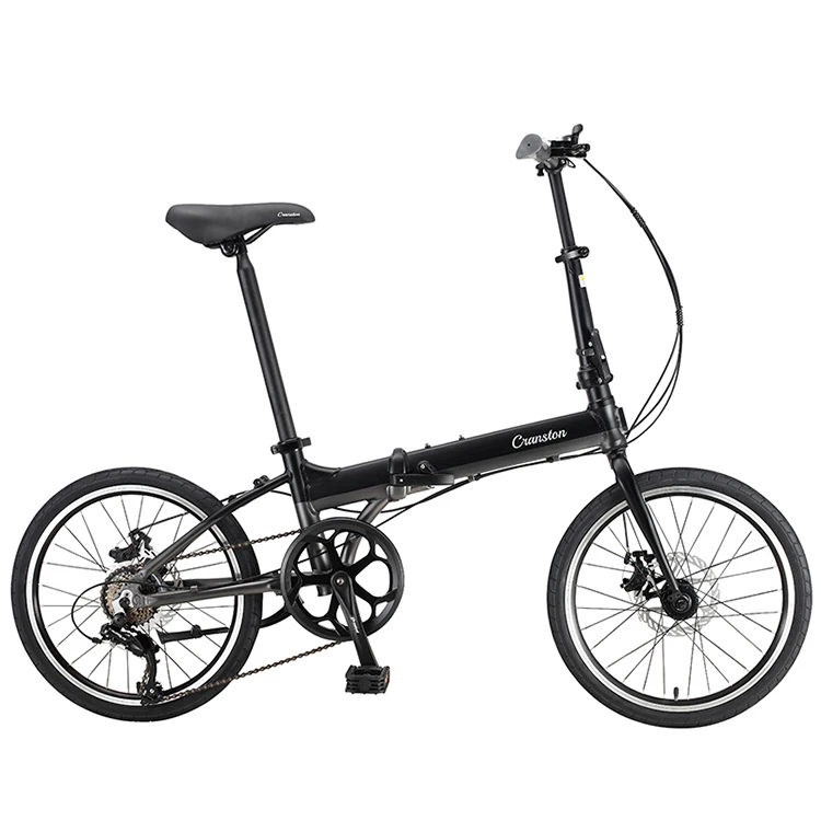 Folding Bike Aluminum Frame 7-Speed Gears 20inch Foldable Bicycle for Adults