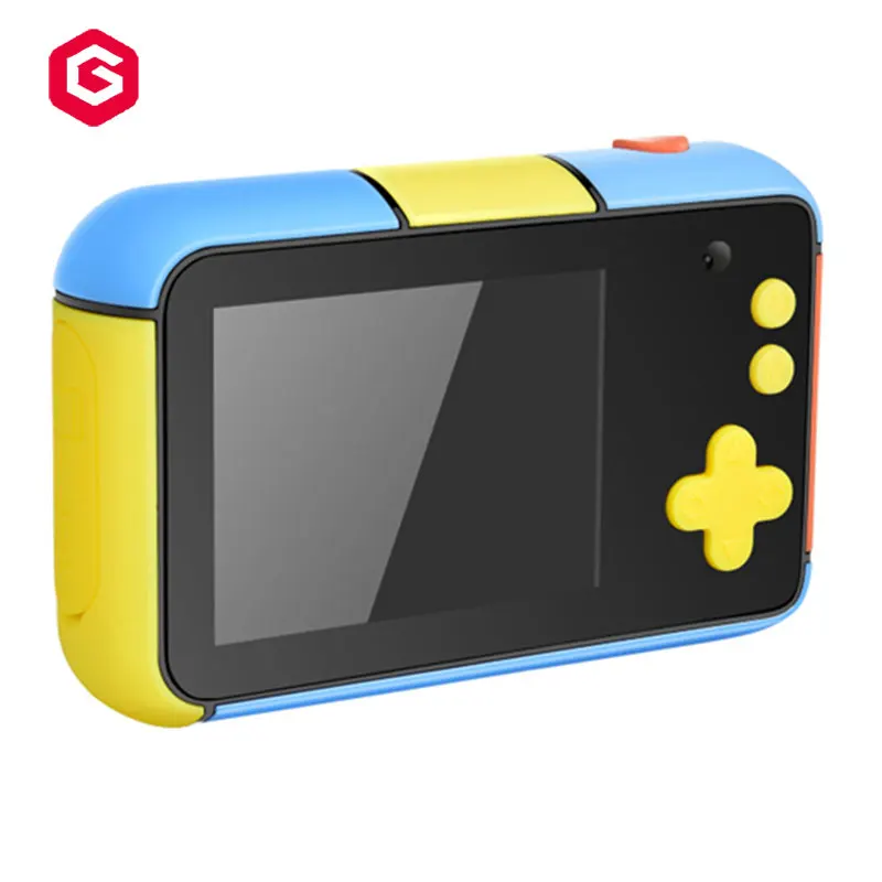 Игрушки фон с изображением природы для игровой консоли 2 дюймов HD экран платные цифровые мини-камеры детские футболки принтом в виде героев мультфильмов Милая футболка камера детей подарок на день