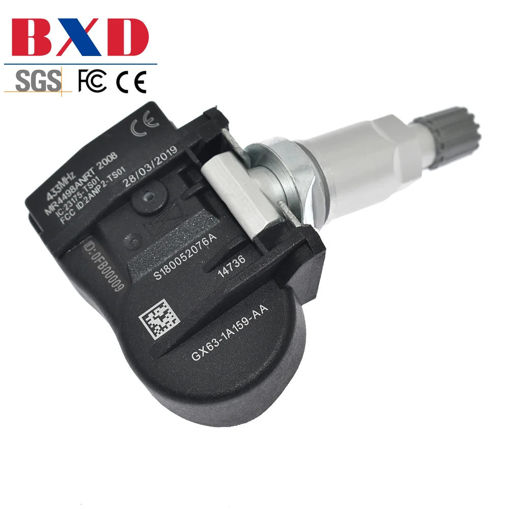 433MHz TPMS Sensor GX63-1A159-AA Tire Pressure Sensor For Jaguar Land Rover Range Rover Evoqua GX631A159AA