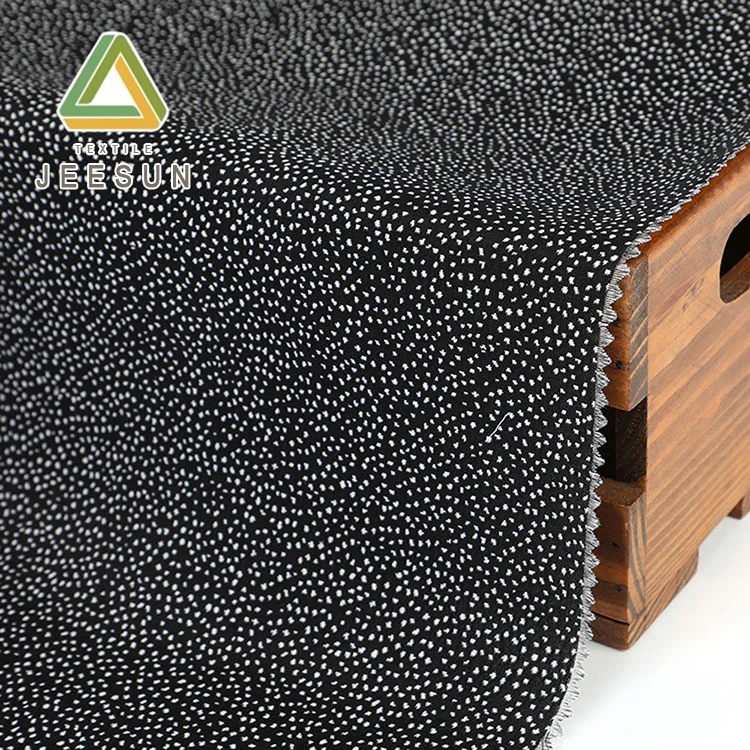 Гарантия качества модная 150gsm белая точка тканая полиэфирная вискозная ткань для