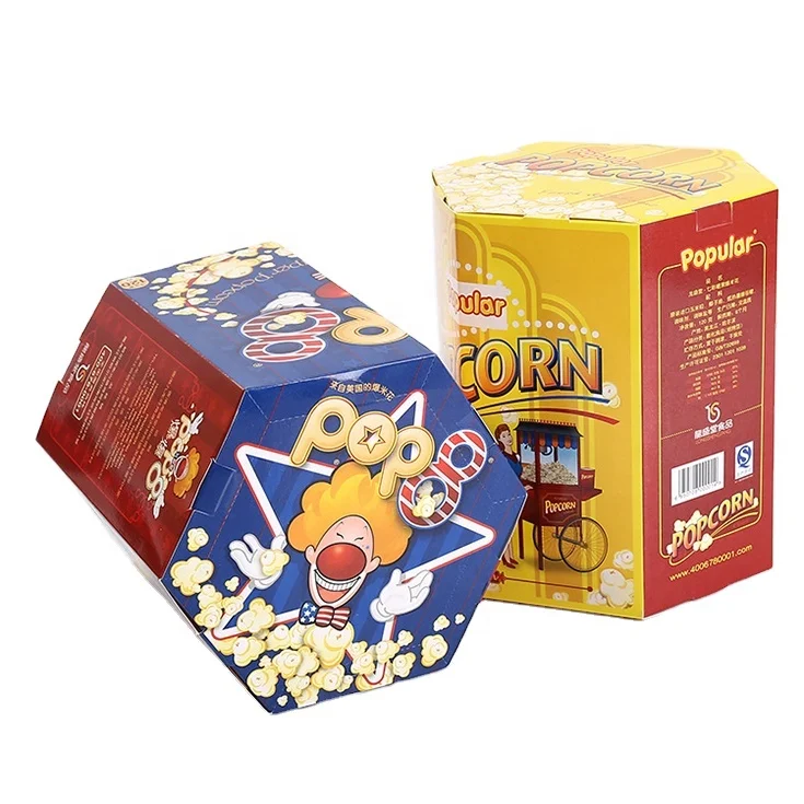 Лидер продаж в Америке, одноразовая упаковка для печенья, яиц, попкорна, Ланч-бокс для жареных чипсов, пиццы, индивидуальный дизайн, размер логотипа, цвет, amazon