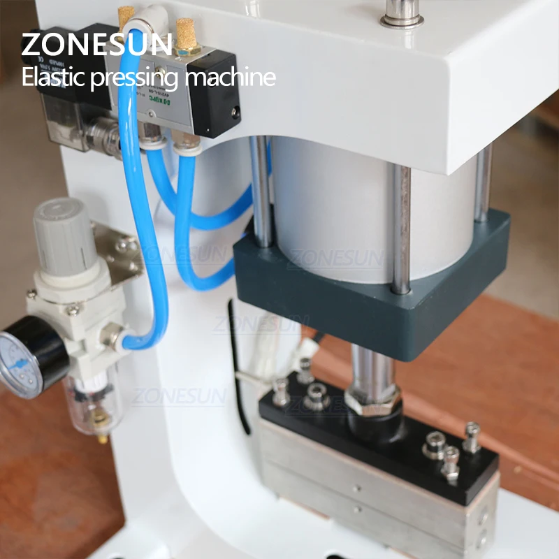 ZONESUN ZY-819G  High Frequency Semi Automatic Shoelace Hot Stamping Creasing Leather Embossing Machine Heat Press Machine