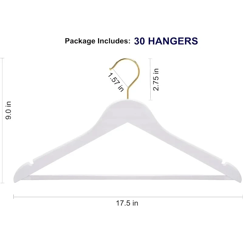 Factory Custom Classic Wooden Hangers Clothes Specialty Stores Display Cheap Wooden Hanger For Clothes