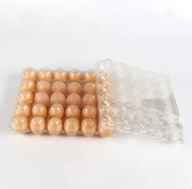 Customized  Ratna Plastic Egg Tray  With Dividers Holder Cover 30 20 9 Holes Blister Cards Plastic Egg Tray
