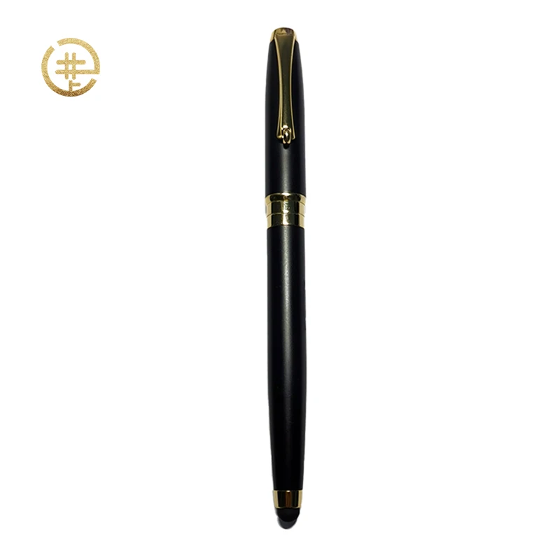 Newest design 2024 nice acrylic luxury waterman brushed black fountain pen with 1000ml ink