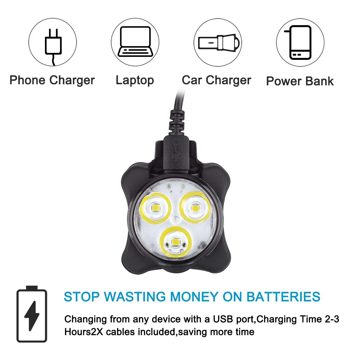 Factory Lamp Velo Bicycle Led Lights USB Front and Rear Rechargeable Bicycle Headlight Tail Lights for Elektrische hybrid bike