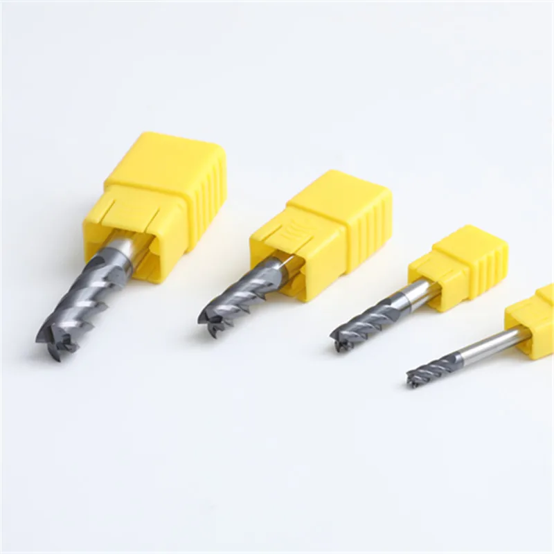 hrc60 4 flutes mingtaishun milling cutter cutting tools cnc cobalt endmill 5mm 6.5 mm 60 degree end mill bits for router