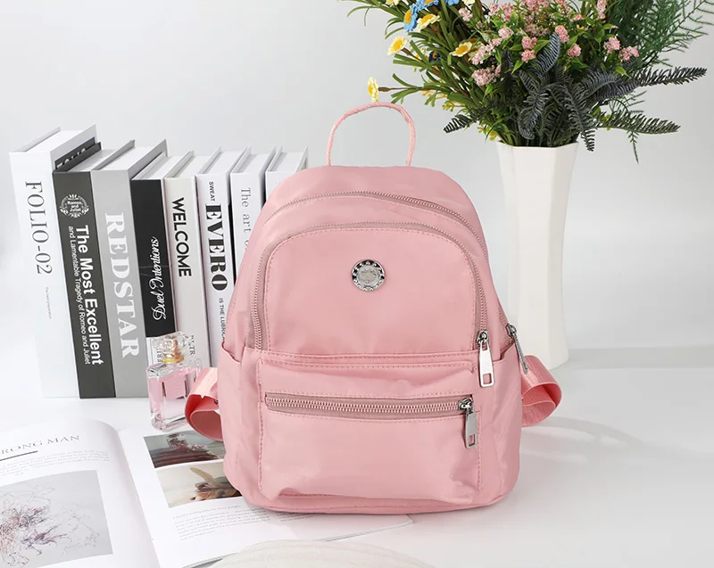 2021 Personalized LOGO Eco Friendly Factory Price New Design Korean School Kids Nylon Backpack