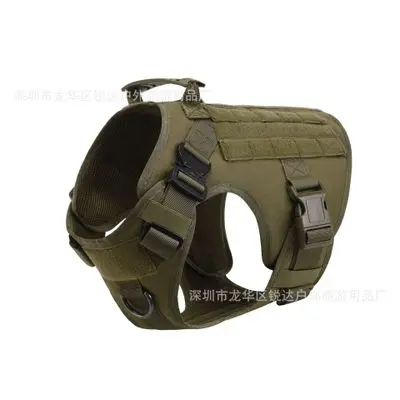 Tactical Durable Tactical Front Lead Sublimation Blank Nylon Adjustable No Pull Quick Fit Heavy Duty Camo Dog Harness