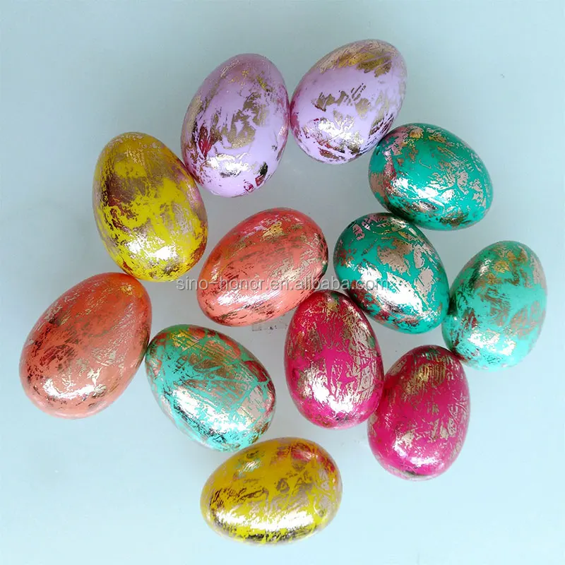 Easter party colorful glitter plastic decoration eggs present gift