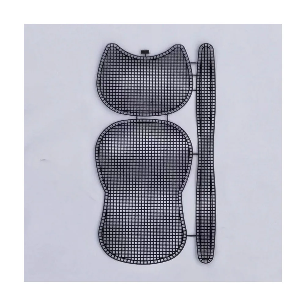 Wholesale Embroidery Diy Crafts Materials Hand Bag Purse Plastic  White Horseshoe Mesh Bag Canvas for Yarn Crafting Knit