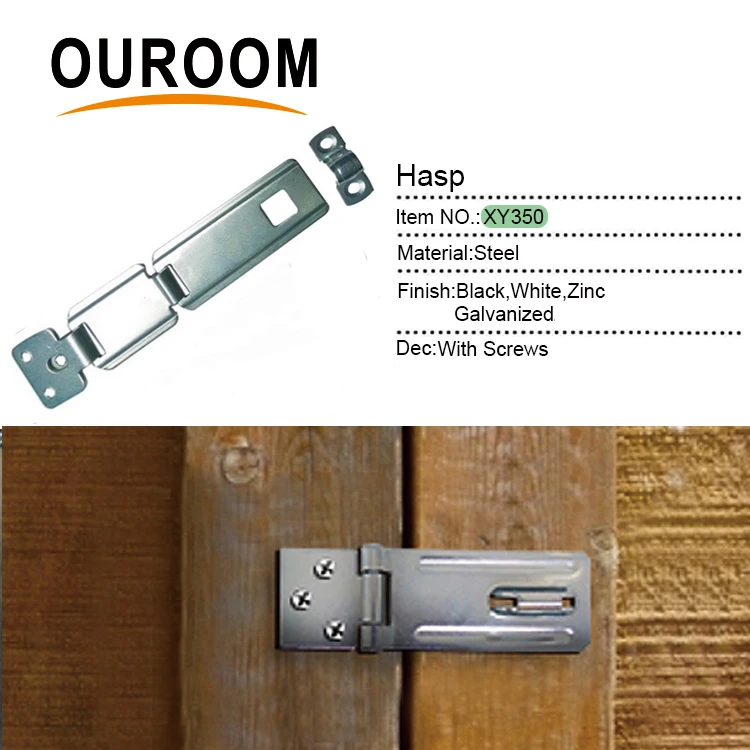 Safety Padlock Hasp Lockout Hasp And Staple With Screws