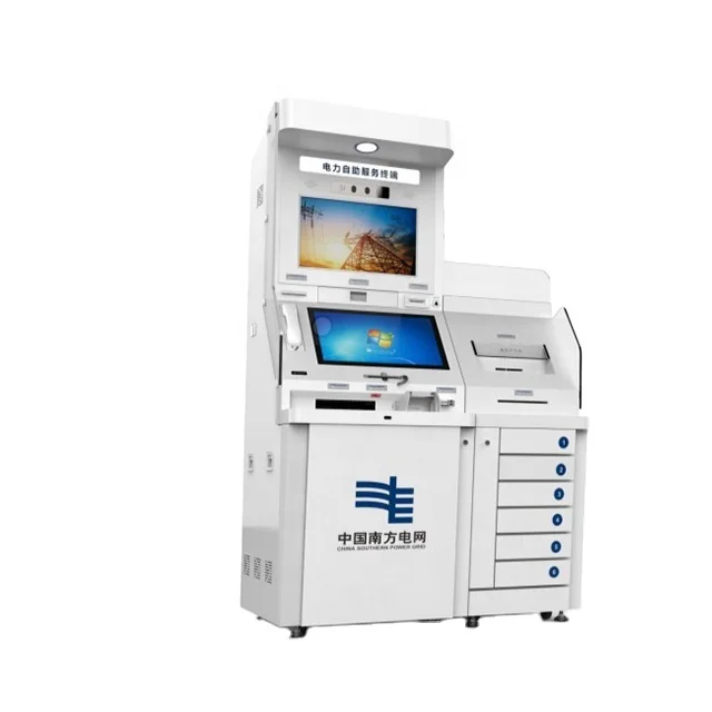 17 19 inch touch screen Tax Bill Tax payment kiosk  Car Insurance kiosk Tax refund kiosk self service terminal machine