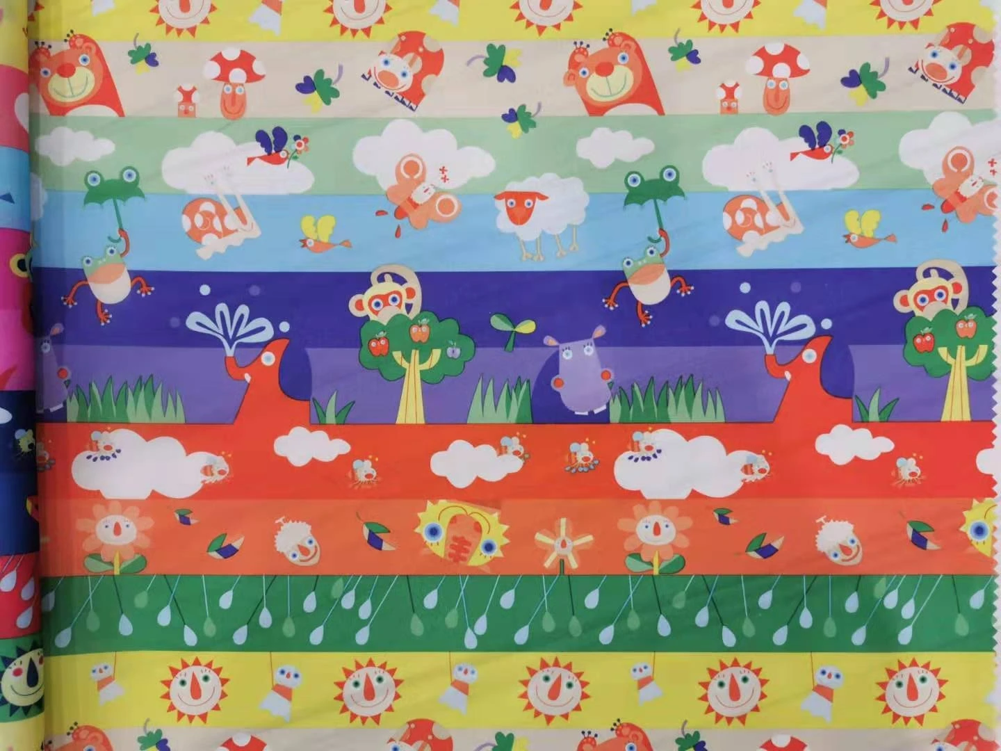 8KG Taffeta Print For Kids Down Jacket