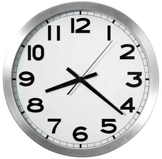 41cm Round Metal Wall Clock For Avon