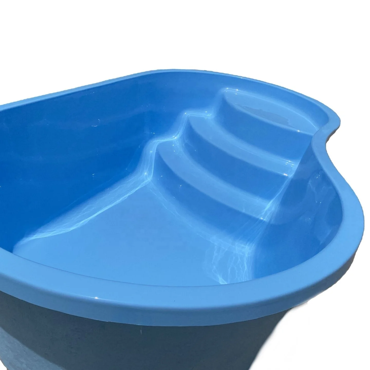 family cheap price large underground backyard kids fiberglass spa plastic swimming diving container piscina pool & accessories