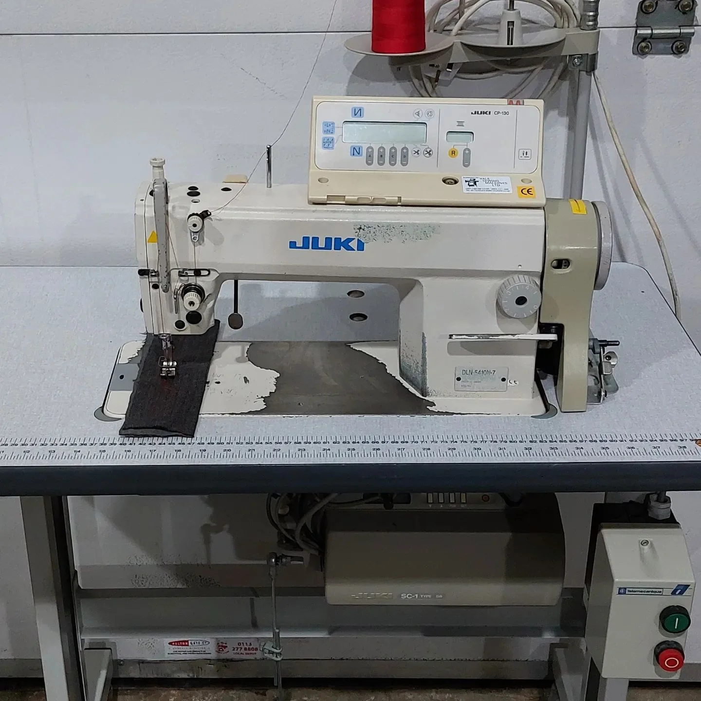 Jukis DLN5410N DLN5410N-7 One Needle Needle Feed Lockstitch Machine Industrial Used Sewing Machines