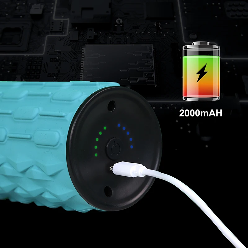  Hi5 рок оптовые продажи от производителя USB-C зарядки беспроводной Перезаряжаемый Электрический Йога ролик массажный из