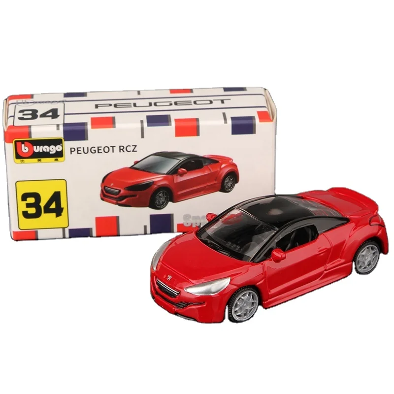 Bugatti lamborgihni ferraril спортивные автомобили литые детские игрушки bburago1:64 литая модель автомобиля
