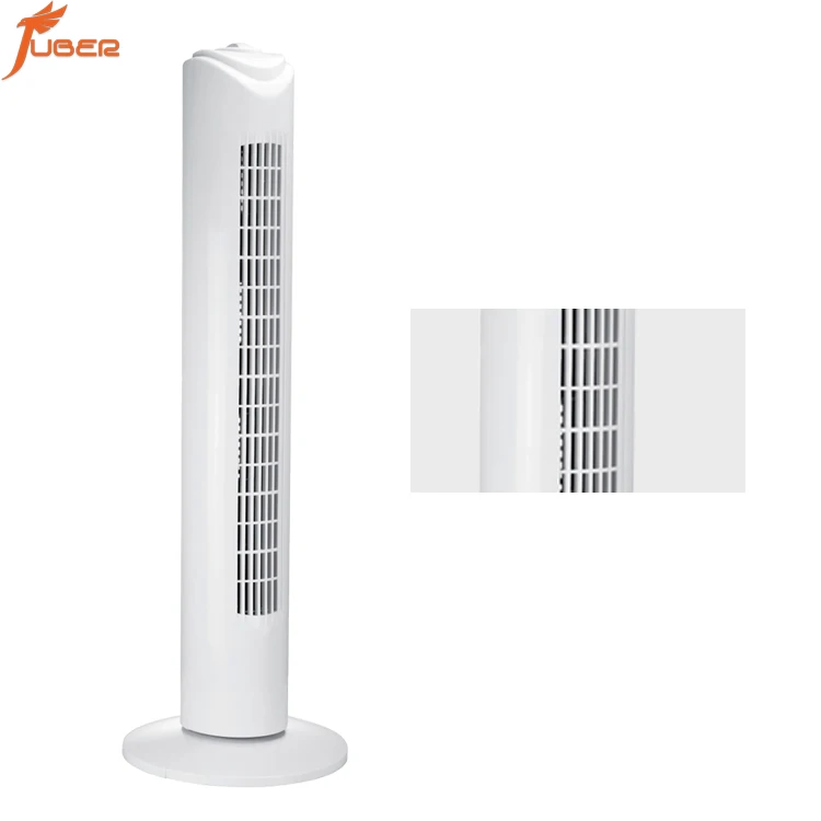 32 inch New Design  White Bladeless Air Cooling Strong Wind Tower & Pedestal Fan Digital Household tower fan