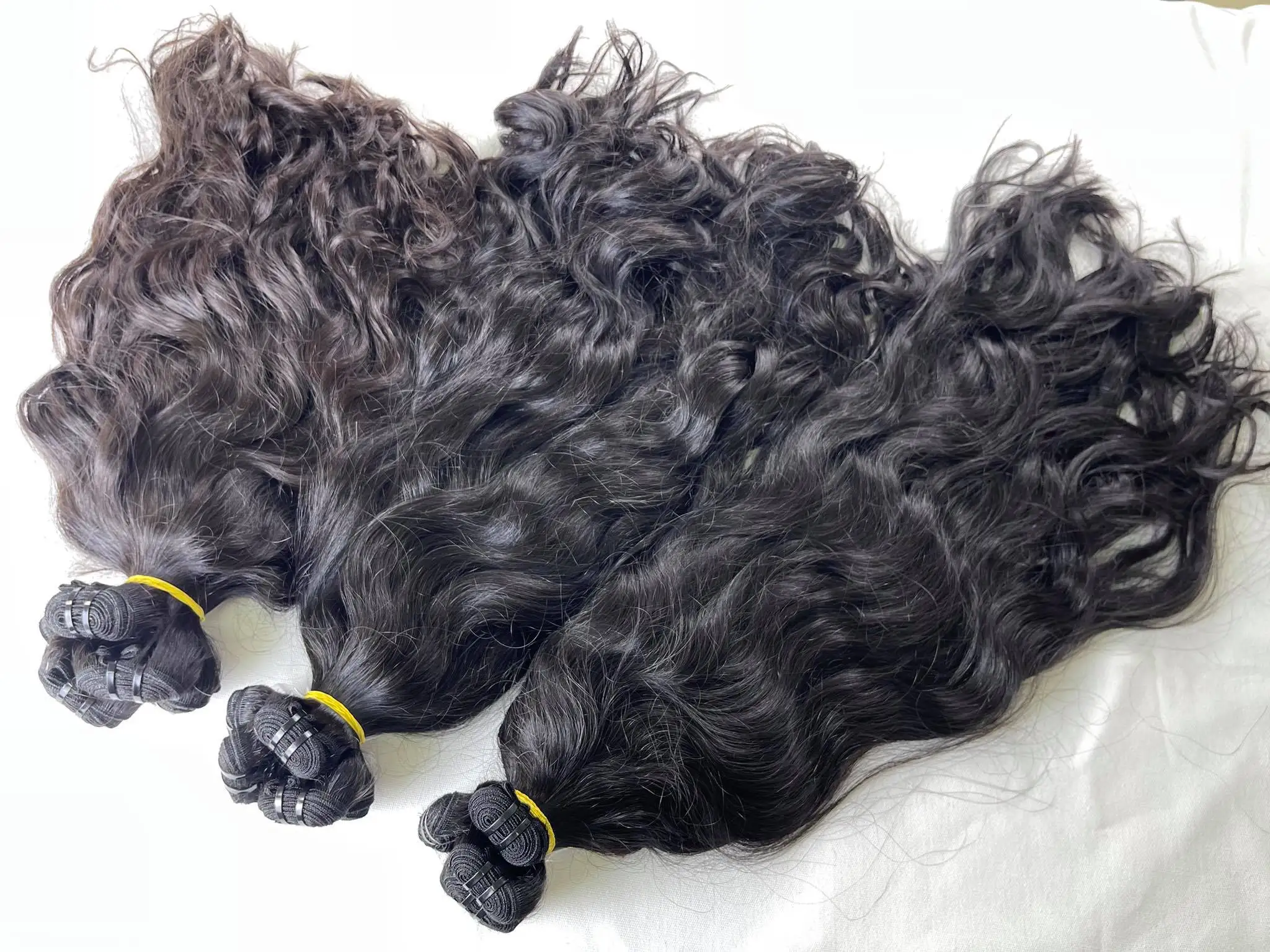 Wholesale Hair Bundles Vendors Luxury Raw Curly Hair Double Drawn Unprocessed 100% Vietnamese Hair Vendors