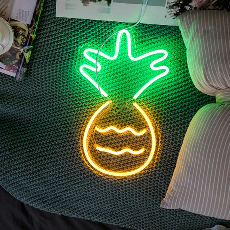 light neon sign NO MOQ dropshipping for decor Cream LED Rebow  IP67 coors light neon sign icecream congrats neon sign