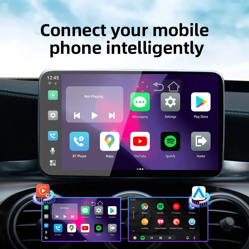 ILNKNU умная коробка с ии для автомобиля Usb беспроводной Carplay Android автомобильный интерфейс потоковый адаптер мультимедийный ключ