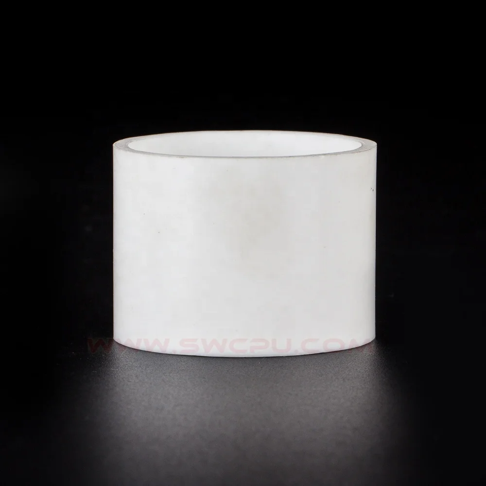 Small tolerance molded ptfe turning part machined PTFE plastic bushing