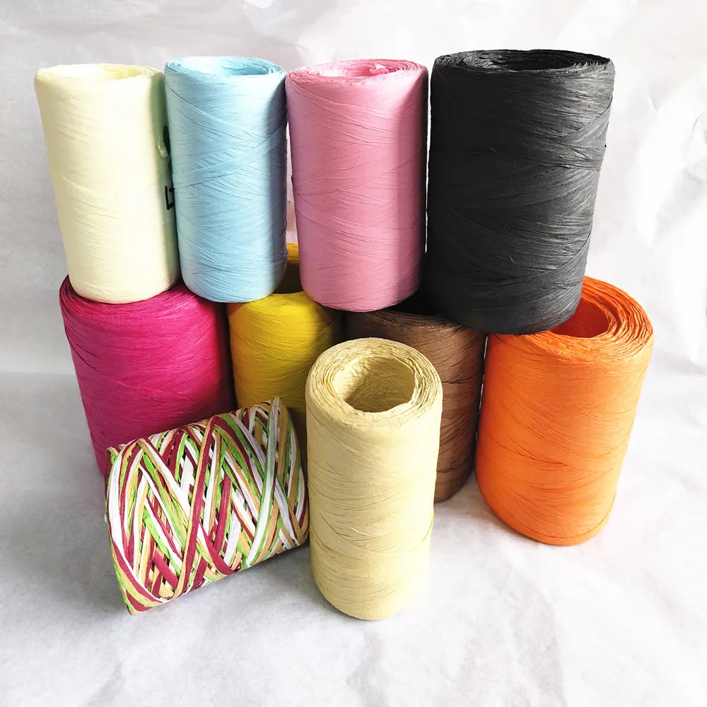 Set 4 Seagrass Placemat Handmade Paper Raffia Fringe Border Round Placemat High-quality Manufacture