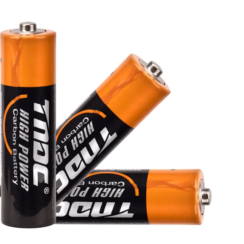 High Quality 1.5V AA R6 UM-3 Non-Rechargeable Carbon Zinc Battery For Home Appliances Housing Batterie