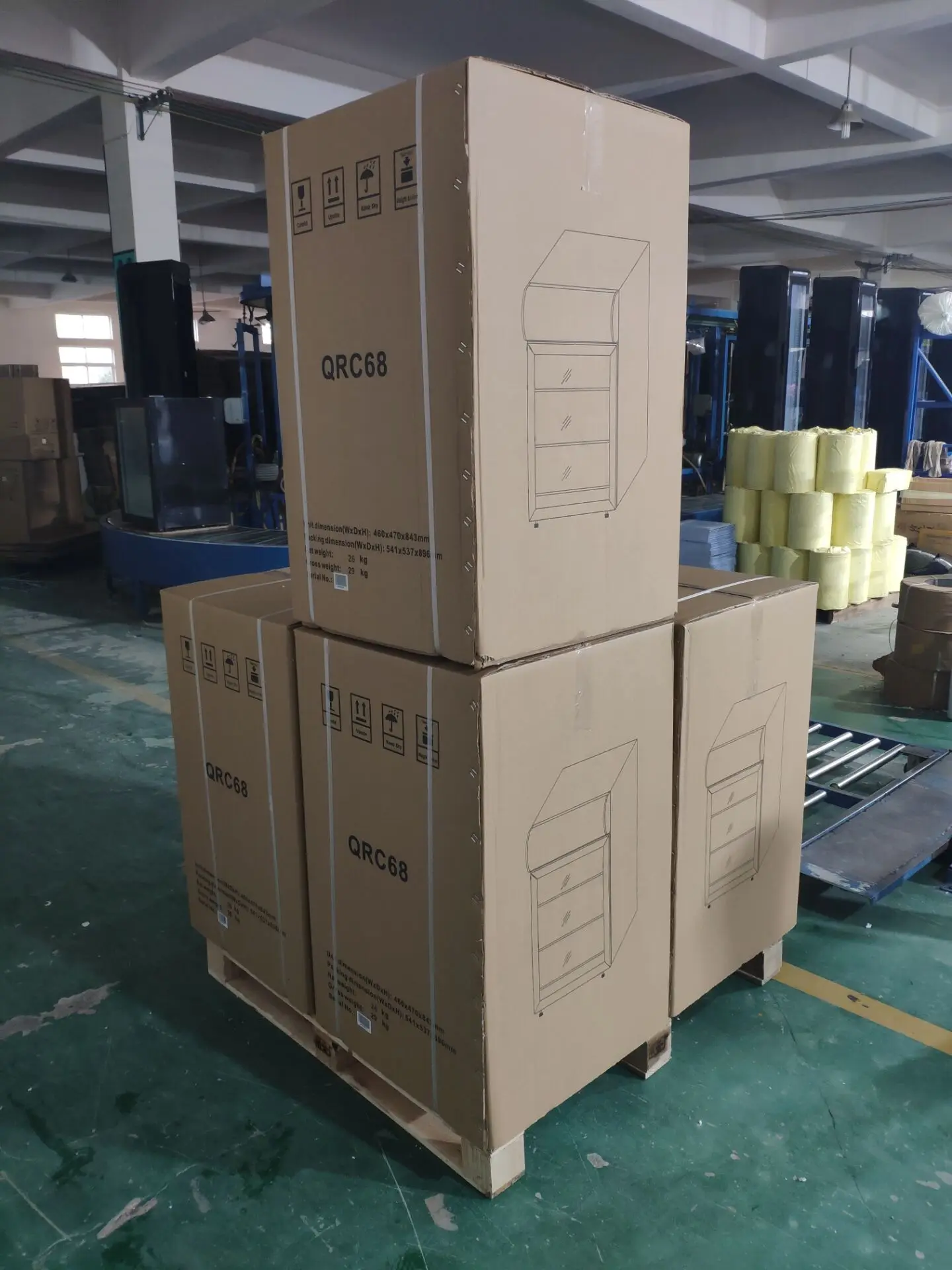  MEISDA 68L деревянный корпус стеклянная дверь пивной дом/коммерческий дисплей заводская марка