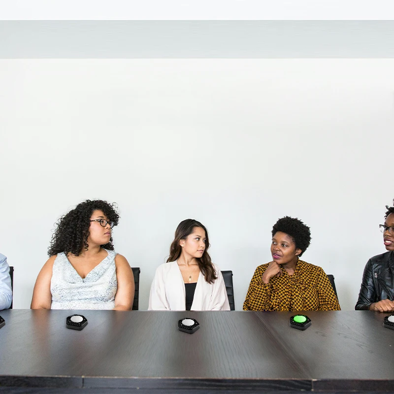 5 Pack Wireless Handled Game Answer Responder Facilitator Button with Lights and Sound for Classroom Family Party