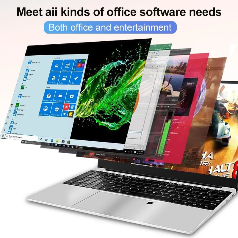 Quad-core Computer 8gb Ddr 256gb 512gb Ssd 15.6 Inch Netbook Intel Notebooks Laptop