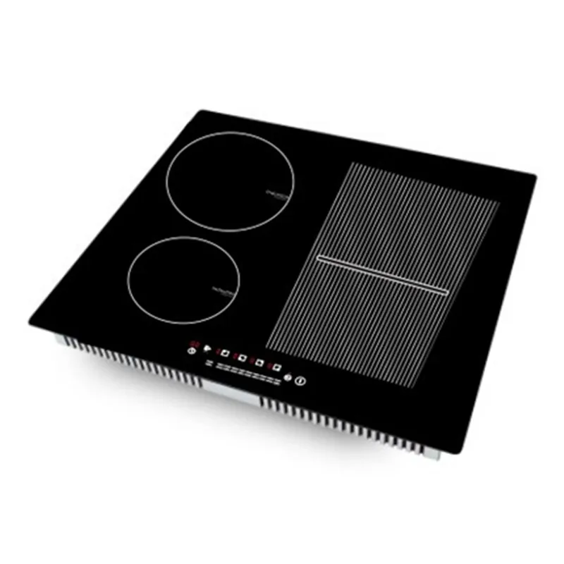 Factory China Manufacturer CE Certification Induction Hob With Downdraft Extraction Hood  4 Burners Built In Induction Cooker