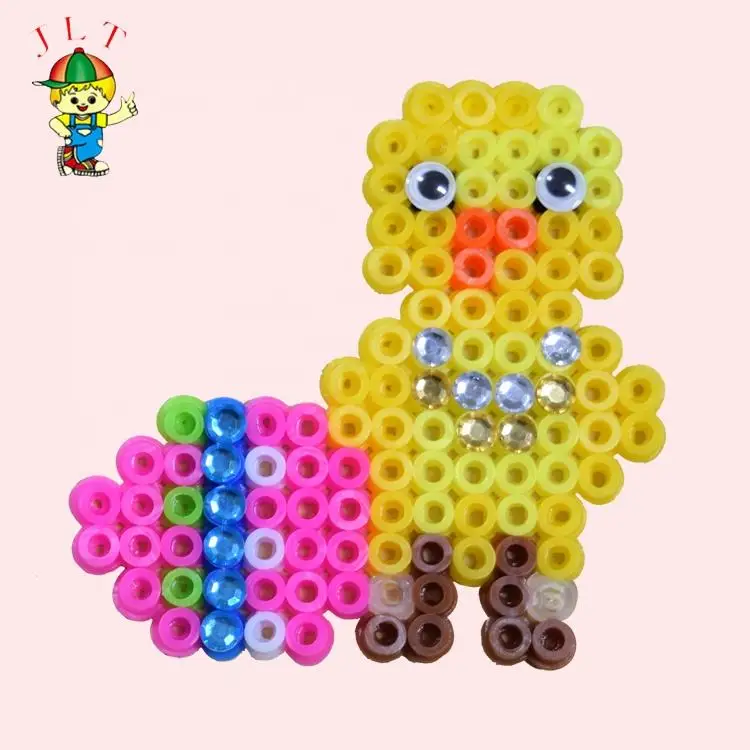 Factory Wholesale Diy Children Educational Little Animal Plastic Perler Beads Toys Multicolor Perler Beads