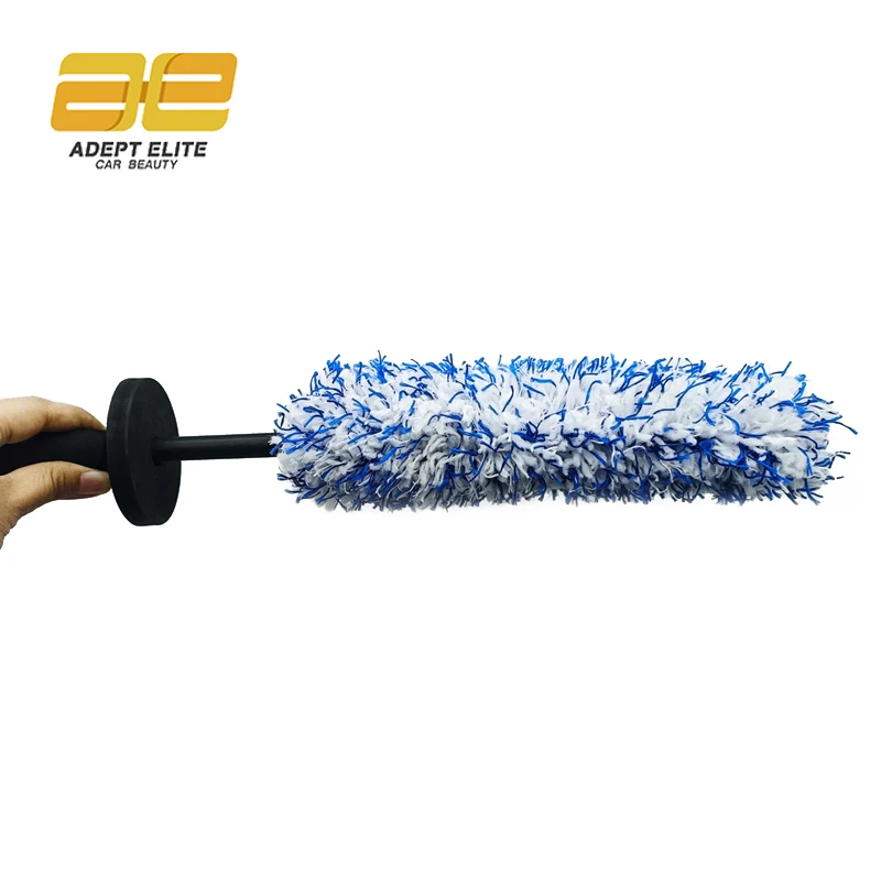 New Removable Microfiber Car Wheel Hub Tire Cleaning Detailing Brush For Car Care Washing
