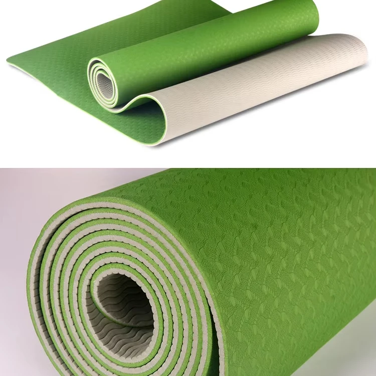 Factory Wholesale Custom Logo Colorful Non Slip Anti Tear Soft Protective Yoga Mat Of High Quality Yoga Body Training Product